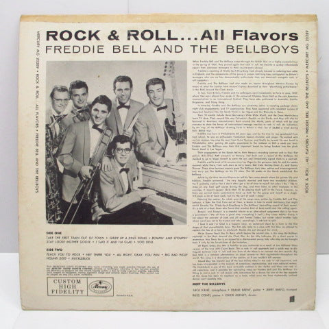 FREDDIE BELL & THE BELLBOYS (フレディ・ベル&ザ・ベルボーイズ) - Rock & Roll...All Flavors (US オリジナル・モノラル LP))