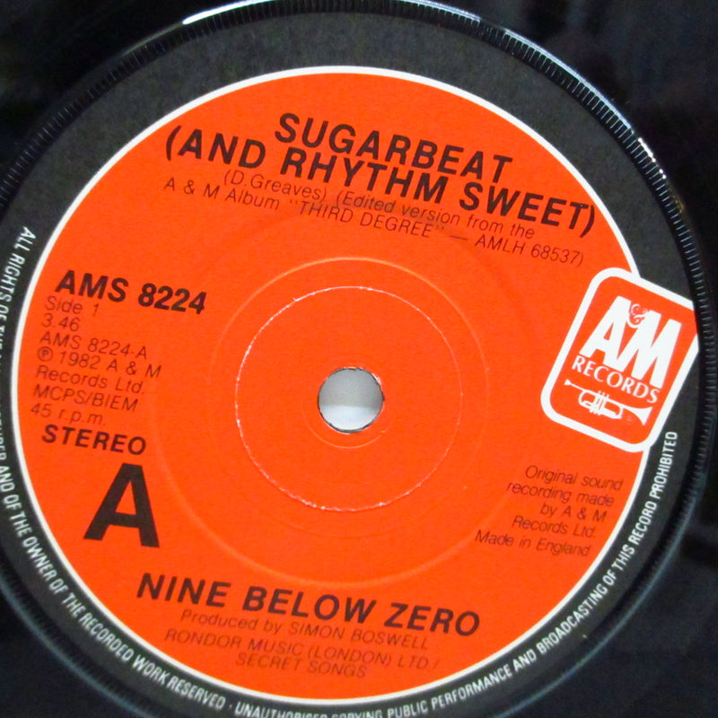 NINE BELOW ZERO (9 BELOW ZERO) (ナイン・ビロウ・ゼロ)- Sugarbeat (UK Orig.7")