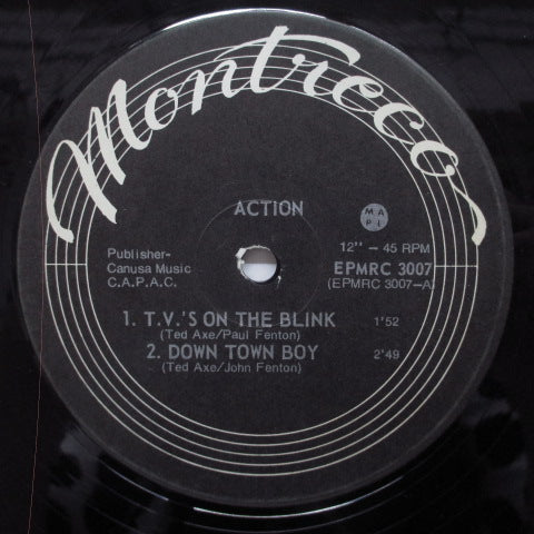 ACTION, THE - T.V.'s On The Blink (Canada Orig.12")