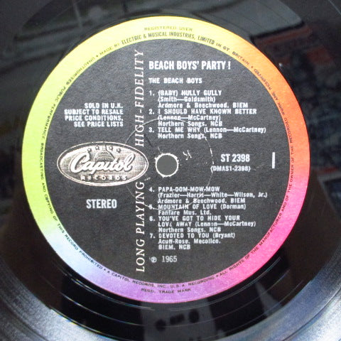 BEACH BOYS (ビーチ・ボーイズ ) - Beach Boys' Party ! (UK Orig.STEREO/CFS)