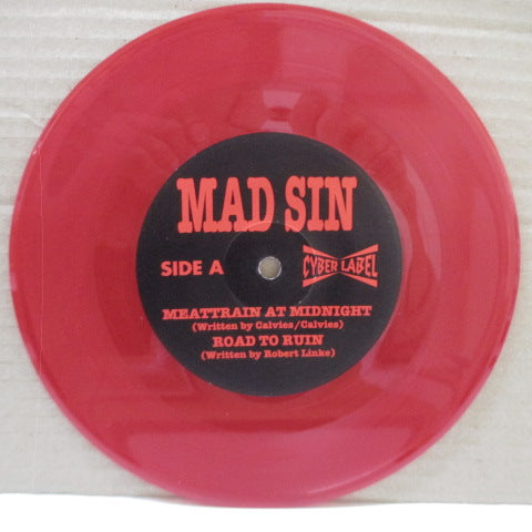 MAD SIN (マッド・シン) - Meattrain At Midnight (Japan Ltd.Red Vinyl 7")