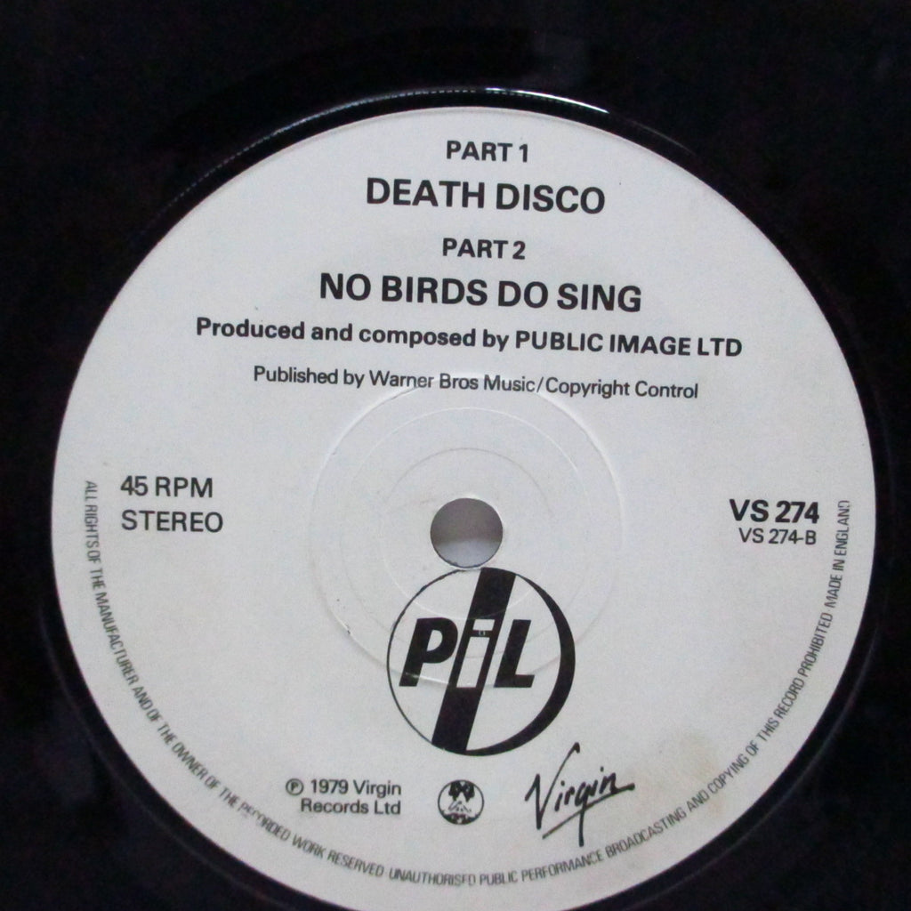 PUBLIC IMAGE LTD (パブリック・イメージ・リミテッド) - Death Disco (UK オリジナル 7