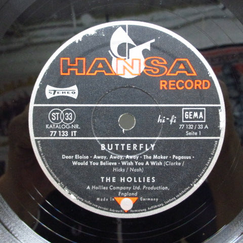 HOLLIES (ホリーズ) - Butterfly (German Orig.Stereo LP/CS)