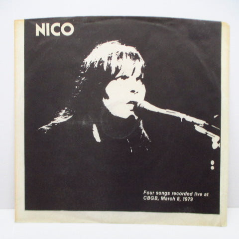 NICO   - Four Songs Recorded Live At CBGB (US Unofficial 7"EP+PS)