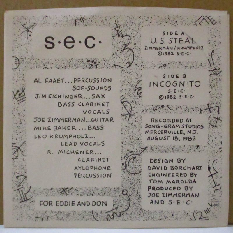 S.E.C. - U.S. Steal (US Orig.7")