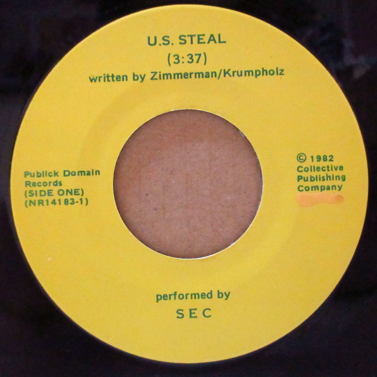 S.E.C. - U.S. Steal (US Orig.7")