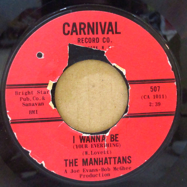 MANHATTANS (マンハッタンズ)  - I Wanna Be / What's It Gonna Be (US Orig.7")