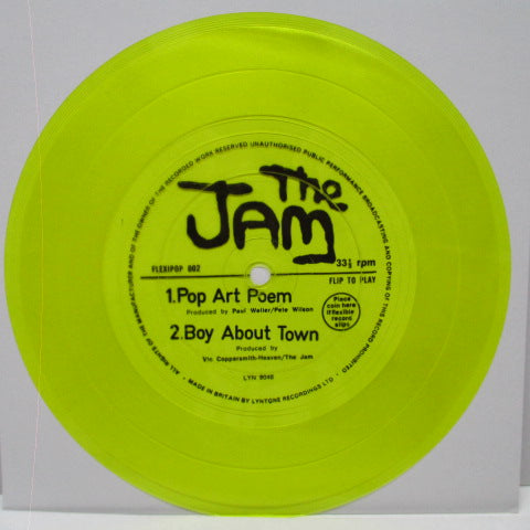 JAM, THE (ザ・ジャム)  - Pop Art Poem (UK Ltd. FLEXI)