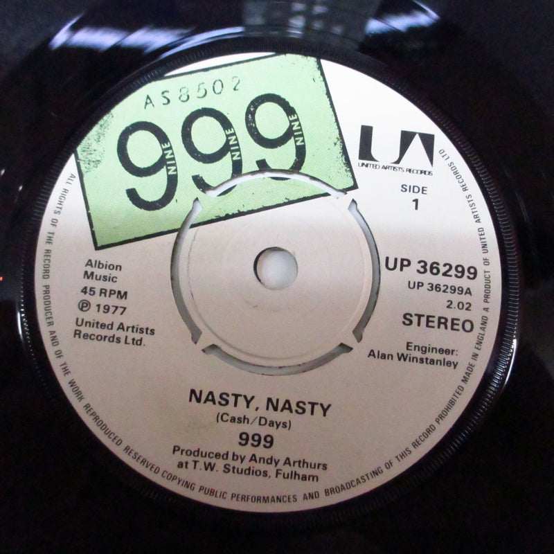 999 (ナイン・ナイン・ナイン) - Nasty! Nasty! (UK Orig.Black Vinyl 7")