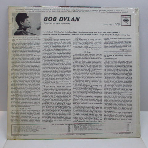 BOB DYLAN (ボブ・ディラン)  - Bob Dylan (1st) (US '65 3rd Press Mono LP)