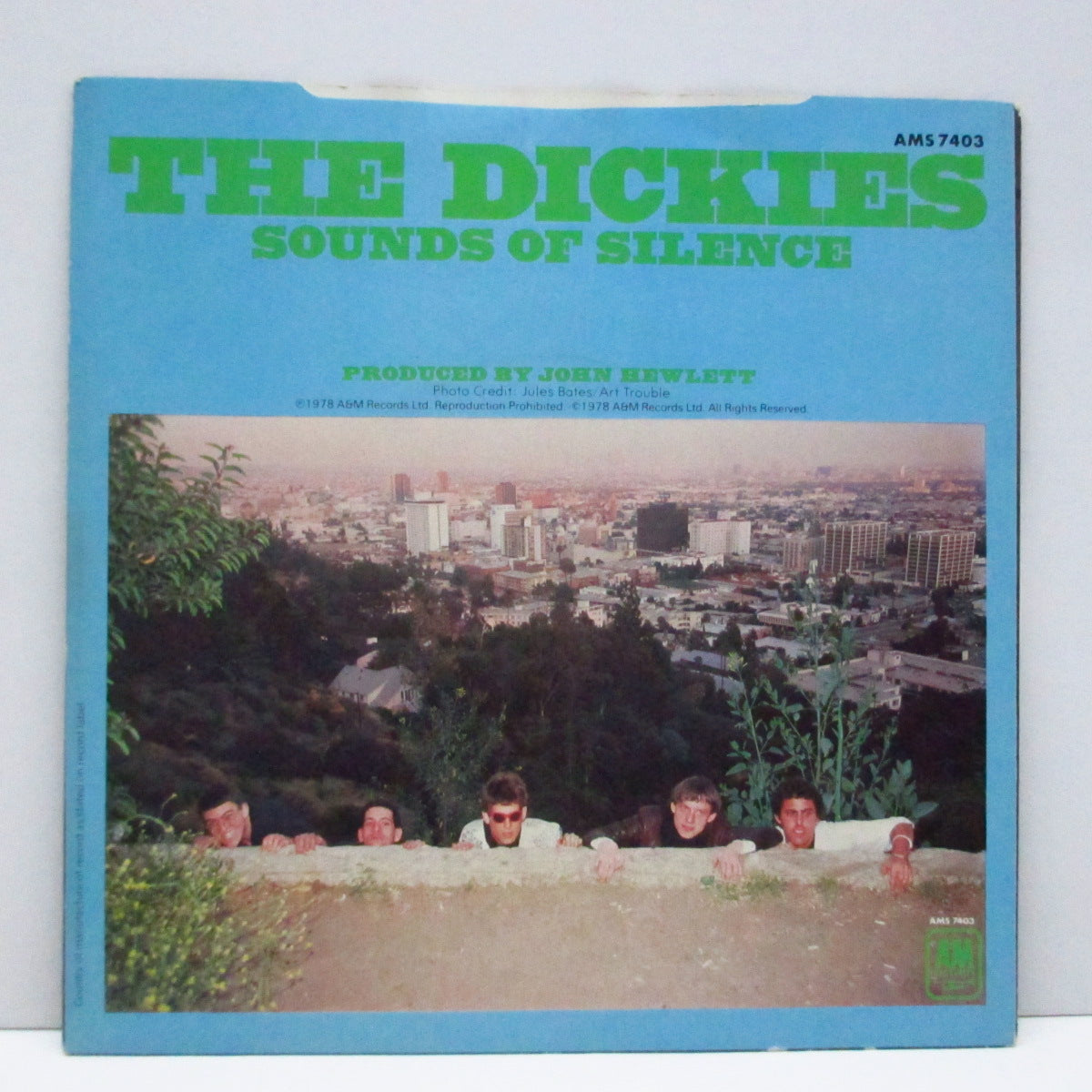 DICKIES, THE (ザ・ディッキーズ)  - Silent Night (UK Ltd.White Vinyl 7")