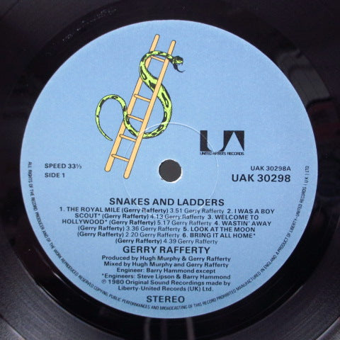 GERRY RAFFERTY - Snakes & Ladders (UK Orig.)