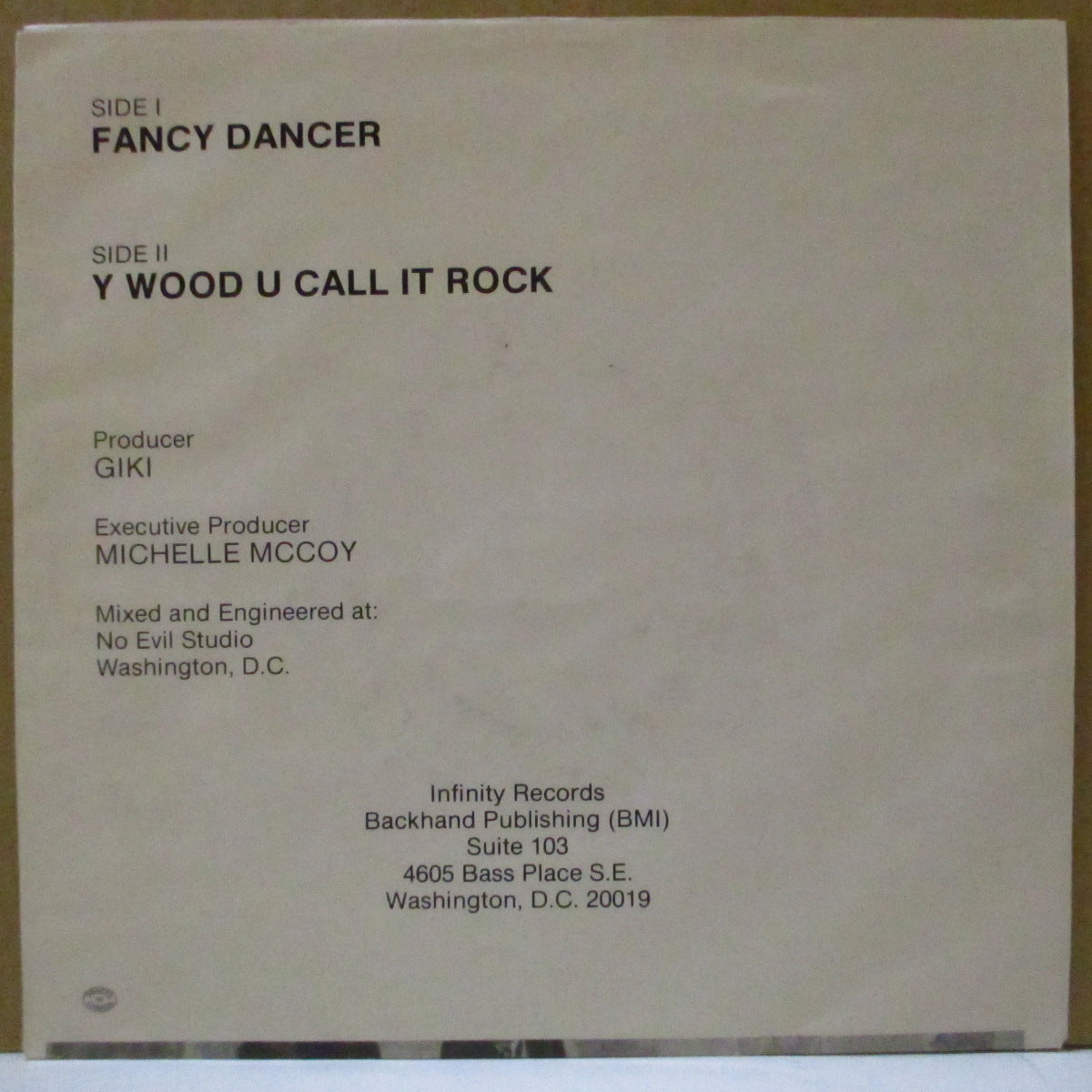 WICKED WITCH (ウィキッド・ウィッチ)  - Fancy Dancer (US Orig.7")