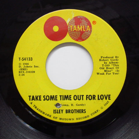 ISLEY BROTHERS - Take Some Time Out For Love (Orig)