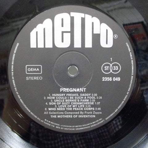 FRANK ZAPPA  (MOTHERS OF INVENTION) (フランク・ザッパ / マザーズ・オブ・インヴェンション ) - Pregnant (German Orig.Stereo LP/CS)