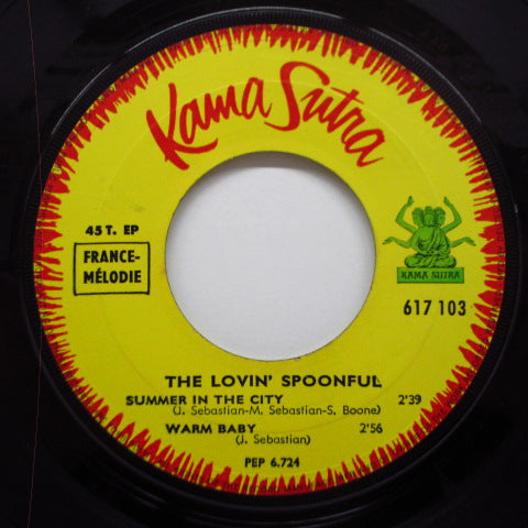 LOVIN' SPOONFUL (ラヴィン・スプーンフル) - Summer In The City (France Orig.7"EP+CFS)