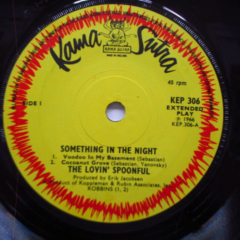 LOVIN' SPOONFUL (ラヴィン・スプーンフル) - Something In The Night (UK Orig.7"EP+CFS)