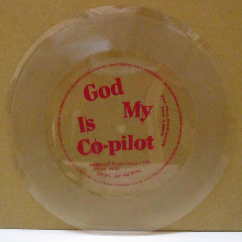GOD IS MY CO-PILOT (ゴッド・イズ・マイ・コーパイロット)  - More Pretty Girls Than One (UK 80 Limited 1-Sided Clear Flexi 7"+Insert,Zine.Numbered PVC-Numbered PS)