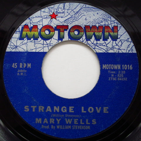 MARY WELLS - Come To Me / Strange Love (Orig)