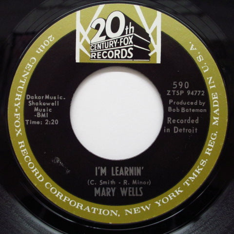 MARY WELLS - I'm Learnin' / He's A Lover (US Oorig.7"+PS)