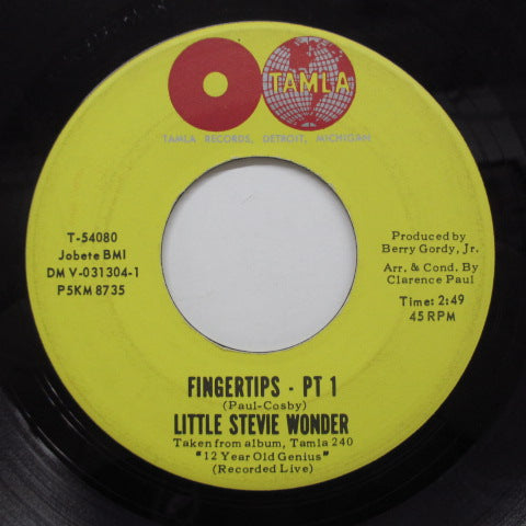 STEVIE WONDER (LITTLE) (スティーヴィ・ワンダー)  - Fingertips (US Orig.7"+PS)