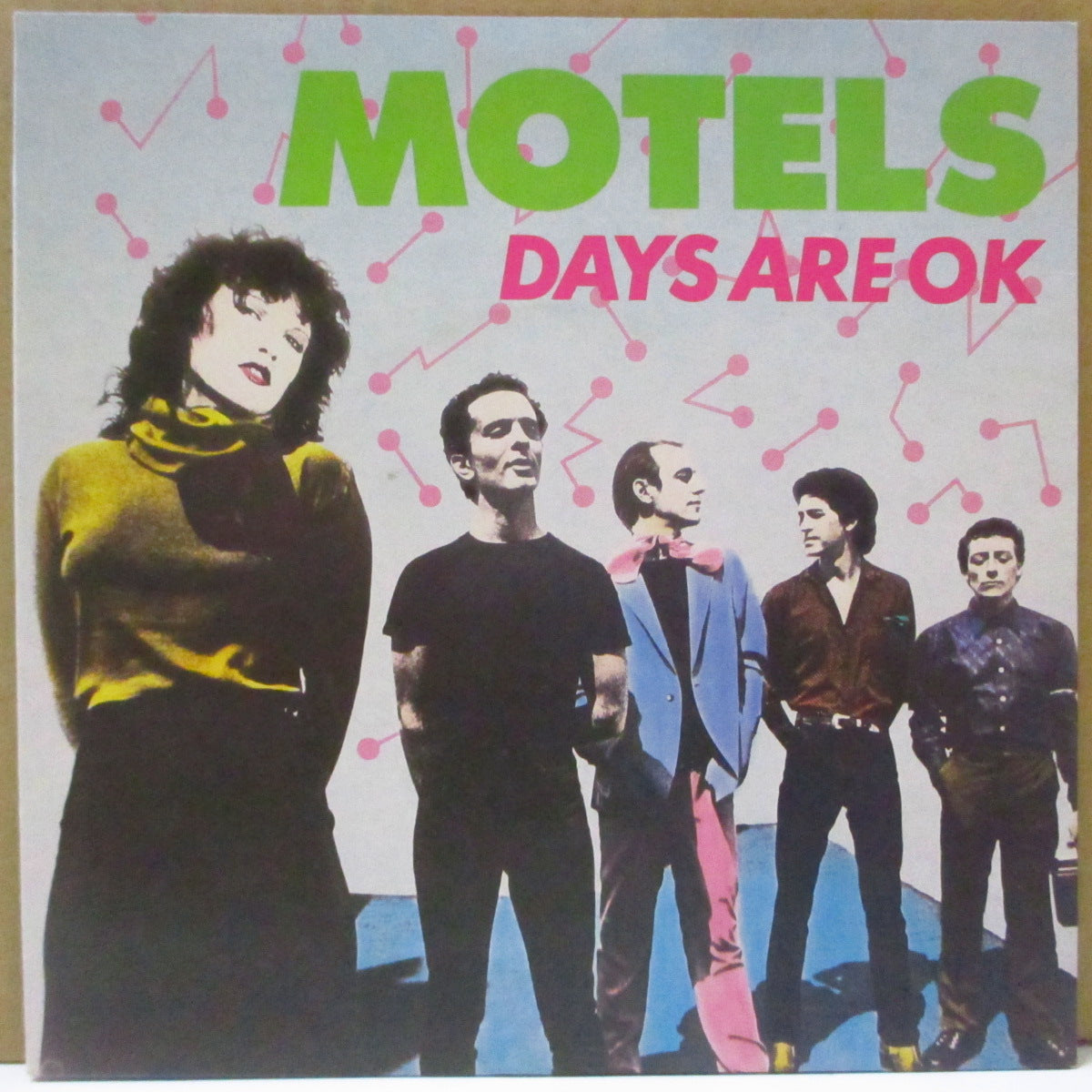 MOTELS, THE (ザ・モーテルズ)  - Days Are O.K. (UK オリジナル「緑ラベ・フラットセンター」 7インチ+グループ写真ジャケ)