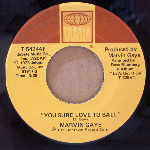MARVIN GAYE (マーヴィン・ゲイ)  - You Sure Love To Ball (US Orig7"/黒色印刷）