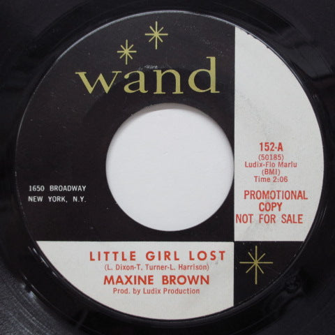 MAXINE BROWN - Little Girl Lost (US Promo)