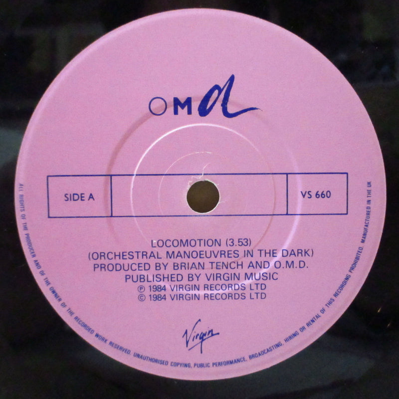 O.M.D. (Orchestral Manoeuvres In The Dark) (オーケストラル・マヌーヴァーズ・イン・ザ・ダーク)  - Locomotion (UK オリジナル 7インチ+マットソフト紙折り返しジャケ)