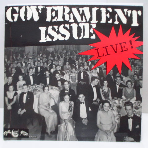 GOVERNMENT ISSUE - Live! (US Orig.LP)