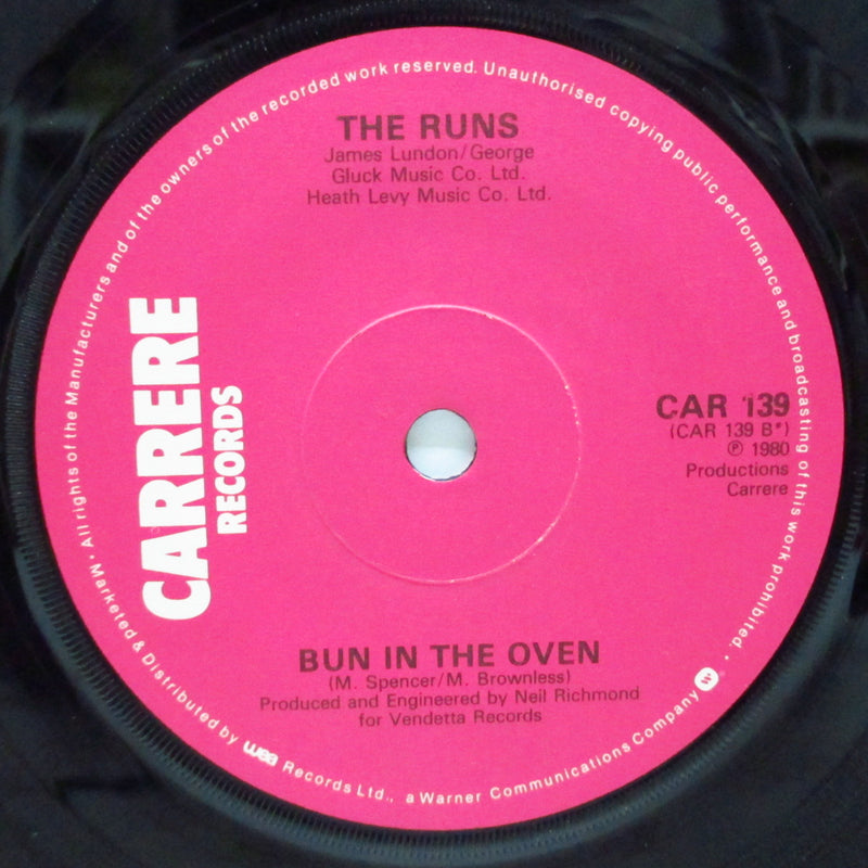 RUNS, THE - Bun In The Oven : Censored (UK Orig.7")
