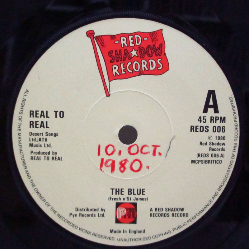 REAL TO REAL (リアル・トゥ・リアル)  - The Blue / Wind Up Man (UK Orig.7")
