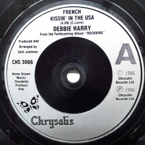 DEBBIE HARRY (デビー・ハリー / デボラ・ハリー) - French Kissin' In The USA (UK Orig.)