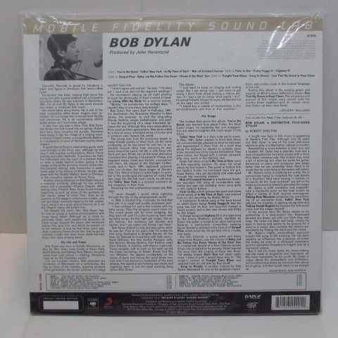 BOB DYLAN (ボブ・ディラン) - Bob Dylan (1st) (US Mobile Fidelity 2xLP)