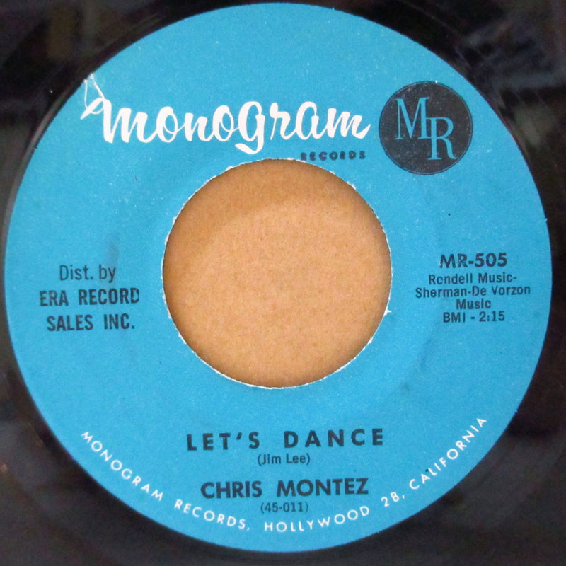 CHRIS MONTEZ (クリス・モンテス)  - Let's Dance / You're The One (US Orig.7")