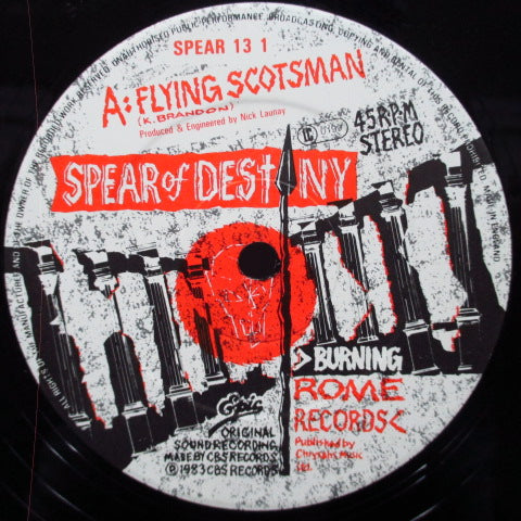 SPEAR OF DESTINY (スピア・オブ・ディスティニー)  - Flying Scotsman + 2 (UK Orig.12")
