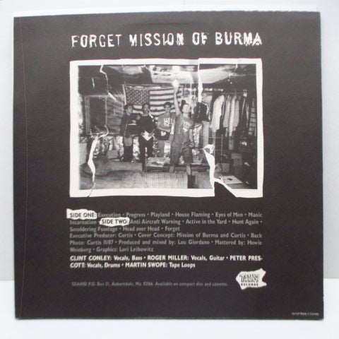 MISSION OF BURMA - Forget (US Ltd.Green Vinyl LP)