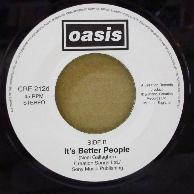 OASIS (オアシス)  - Roll With It / It's Better People (UK オリジナル・ジュークボックス 7")