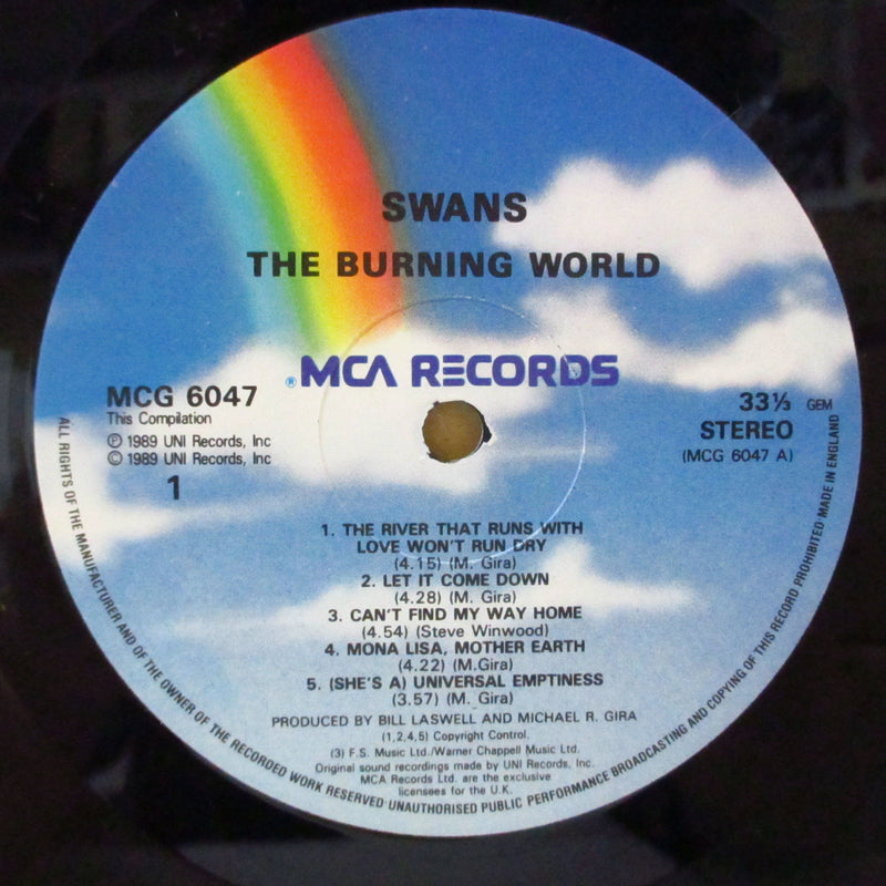 SWANS (スワンズ)  - The Burning World (UK オリジナル LP+インナー)