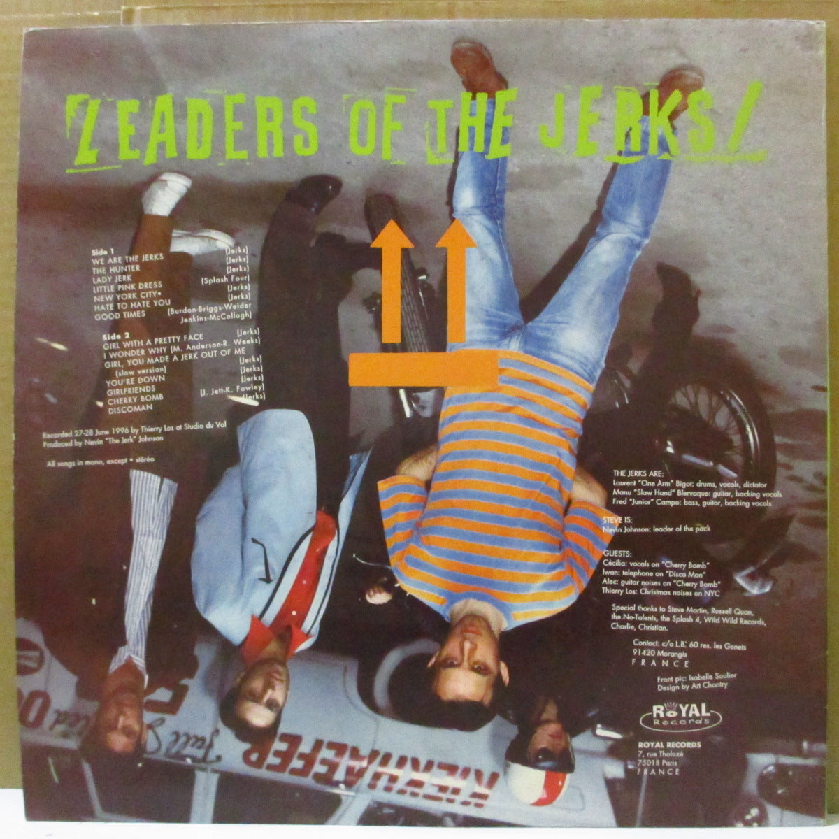 STEVE AND THE JERKS (スティーヴ・アンド・ザ・ジャークス) - Leaders Of The Jerks (France  オリジナル LP+インサート)