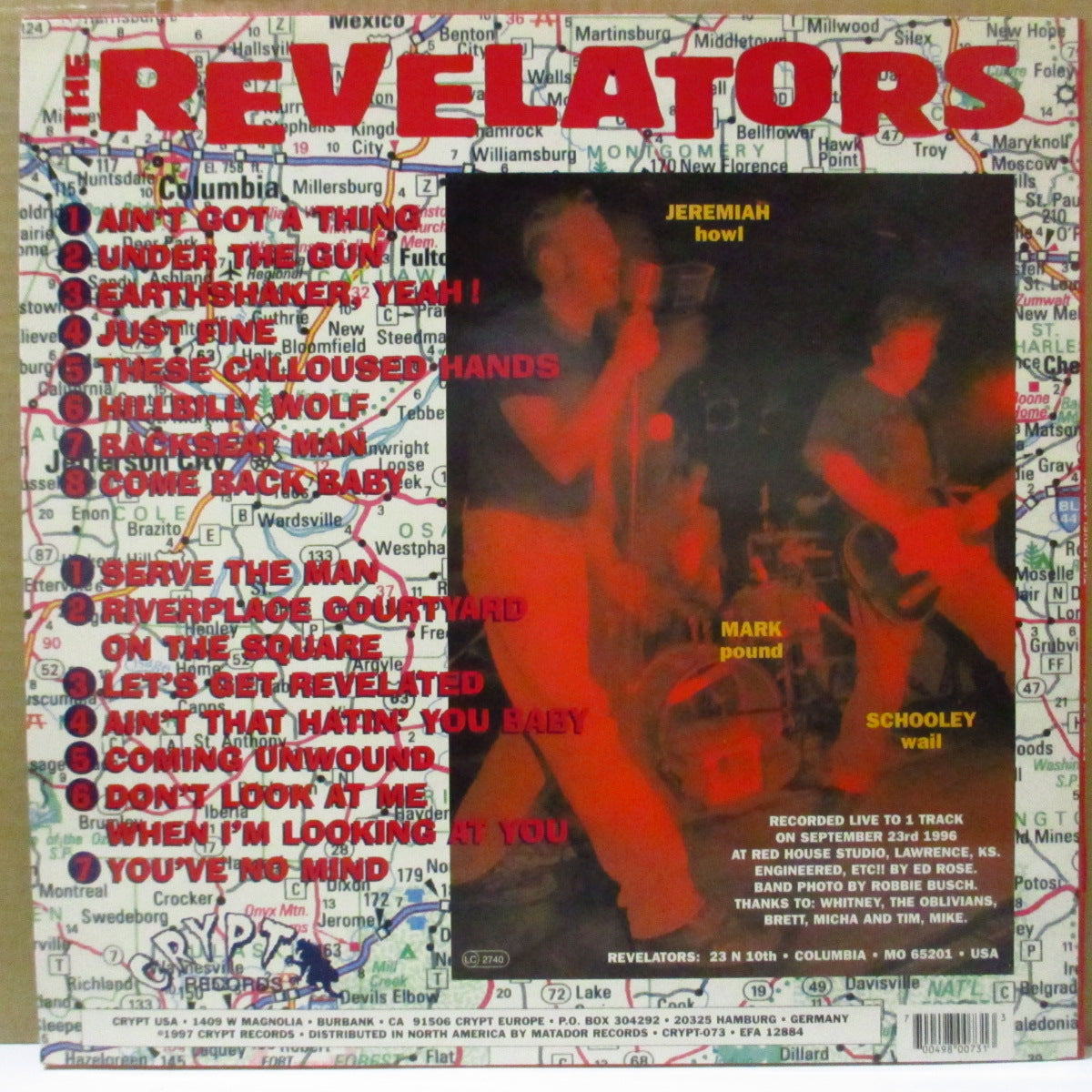 REVELATORS, THE (ザ・リヴェレイターズ)  - We Told You Not To Cross Us... (US オリジナル LP)