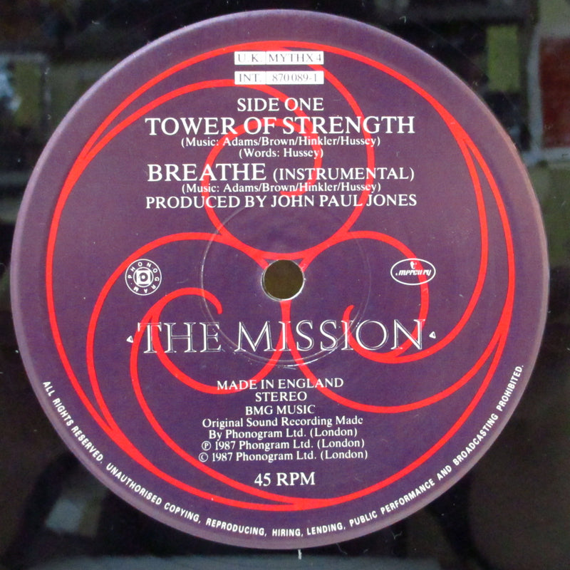 MISSION, THE (ザ・ミッション)  - Tower Of Strength +3 (UK オリジナル 12インチ)