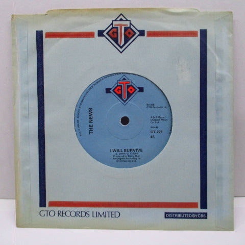 NEWS, THE - Blue Thru (UK Orig.7")