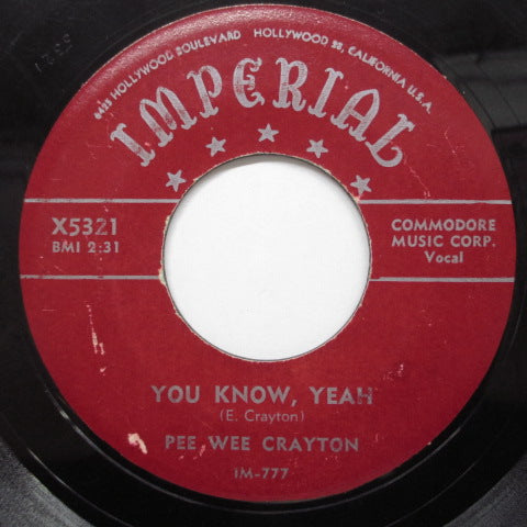 PEE WEE CRAYTON - You Know, Yeah (Orig)