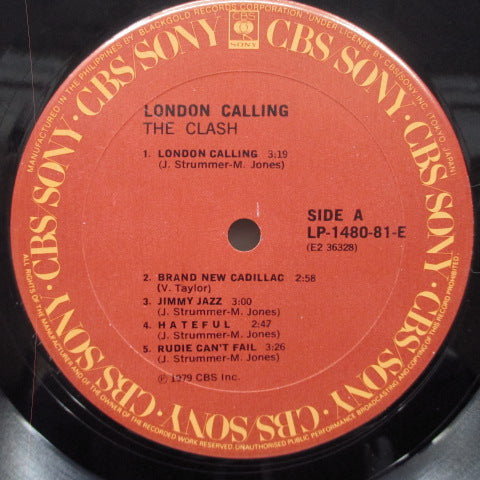 CLASH, THE (ザ・クラッシュ)  - London Calling (Philippines Orig.2 x LP)