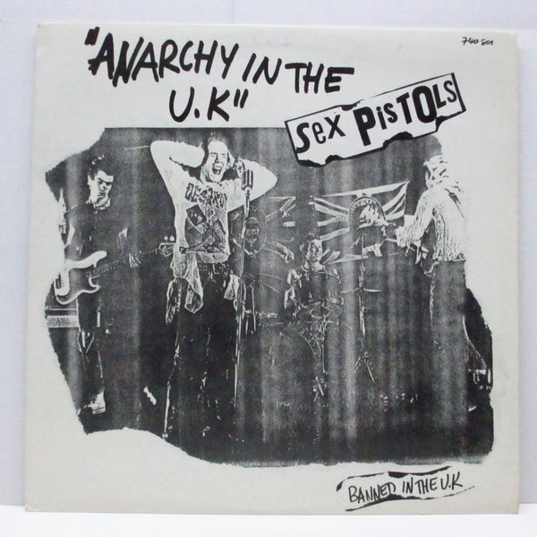 SEX PISTOLS (セックス・ピストルズ)  - Anarchy In The U.K. (France オリジナル 12"/初回「G」プライスコード光沢ジャケ)