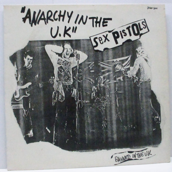 SEX PISTOLS (セックス・ピストルズ)  - Anarchy In The U.K. (France 70's 再発 12"/光沢「BA-171」プライスコードジャケ)