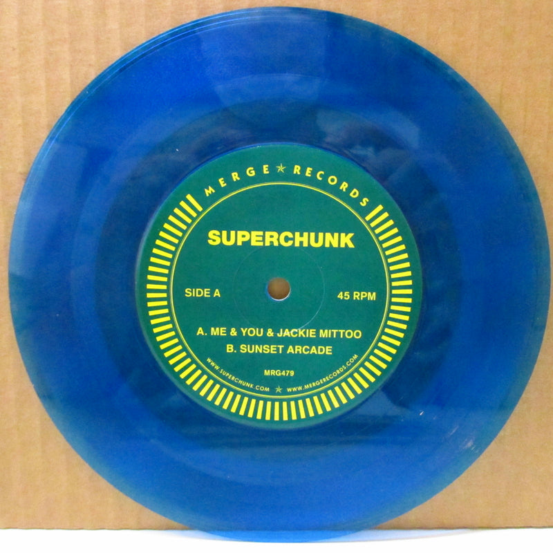 SUPERCHUNK (スーパーチャンク)  - Me & You & Jackie Mittoo (US 1,500枚限定「クリアブルーヴァイナル」 7インチ+マット固紙ジャケ)