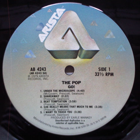 POP, THE (ザ ・ポップ)- Go! (US オリジナル LP+インナー/Promo Stickered CVR)