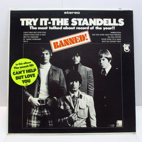 STANDELLS - Try It (US Orig.Stereo LP/Sticker CVR)